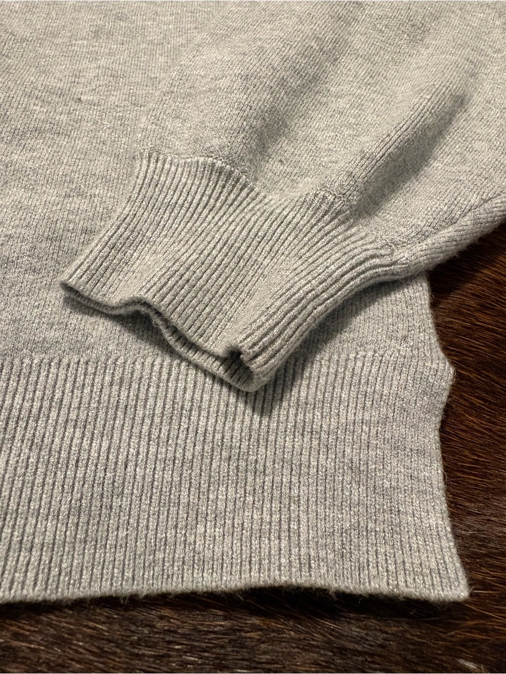 Frame Assembly Kids' Light Gray Button-Front Cardigan - Picture 3 of 5